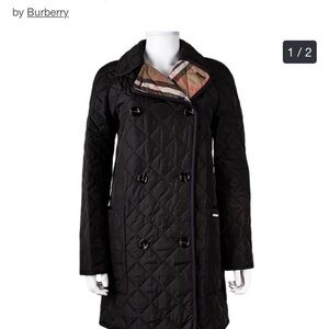 Burberry Tything Quilted Coat - L (NWT)